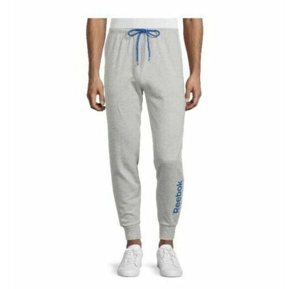 Reebok Men's Size Small Heather Gray Loungewear Jogger Pants - Picture 1 of 2